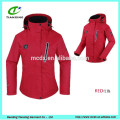 winddichte und wasserdichte rote Outdoor-Damen-Angeljacke